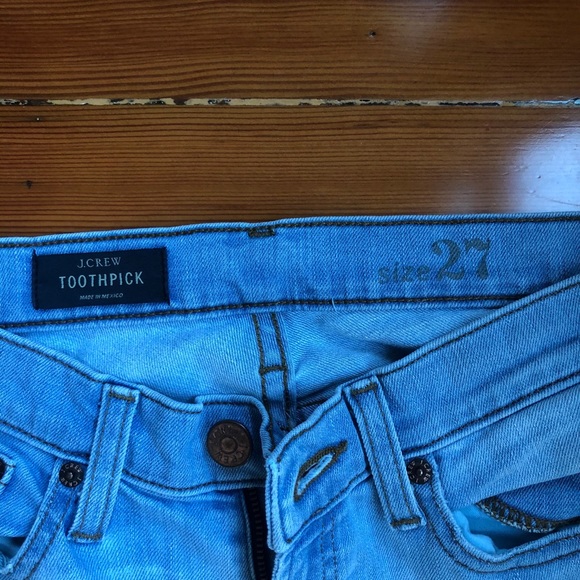 Jcrew ripped toothpick jeans - Picture 3 of 5